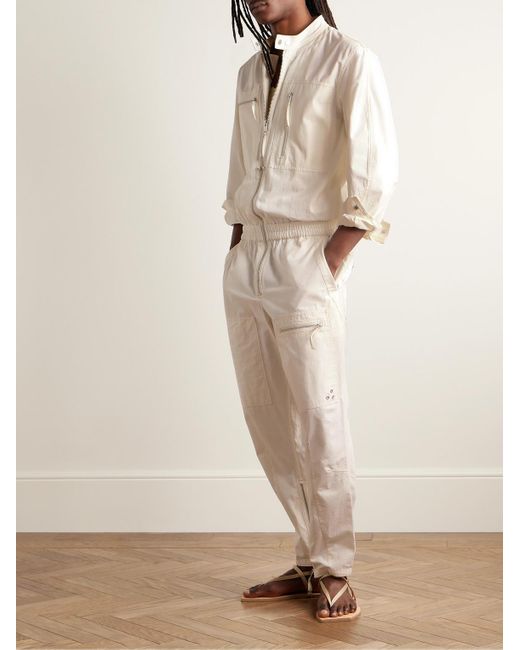 Isabel Marant Natural Nelio Cotton Jumpsuit for men