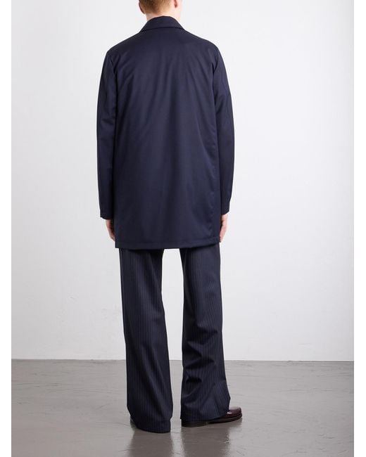 Paul Smith Blue Wool Coat for men