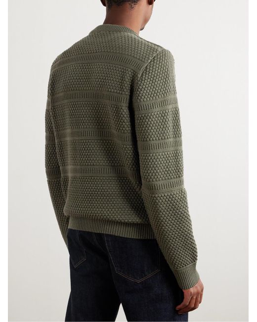 S.N.S Herning Green Hydra Wool Sweater for men