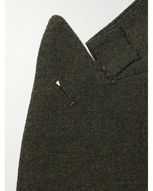 Massimo Alba Green Monster Double-breasted Wool Suit Jacket for men