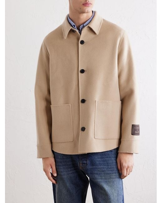 Slowear Natural Felted Wool-Blend Blouson Jacket for men