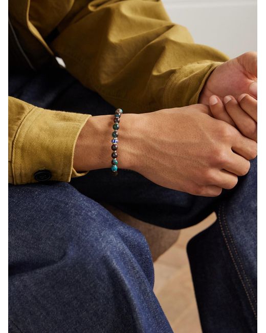 Mikia Metallic Sterling Silver for men