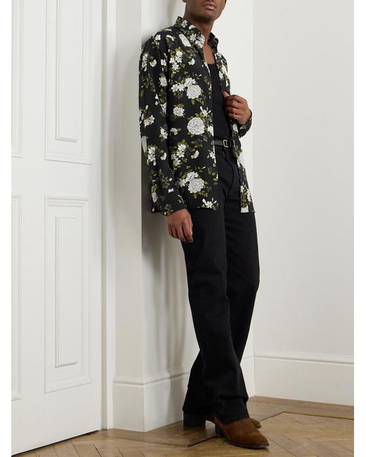 Tom Ford Black Silk Shirt for men