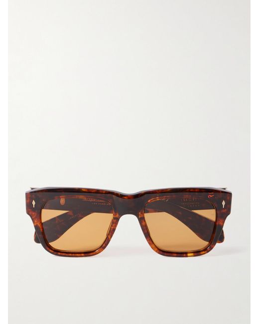 Jacques Marie Mage Multicolor Johnny Cash Cash Square-Frame Acetate Sunglasses for men