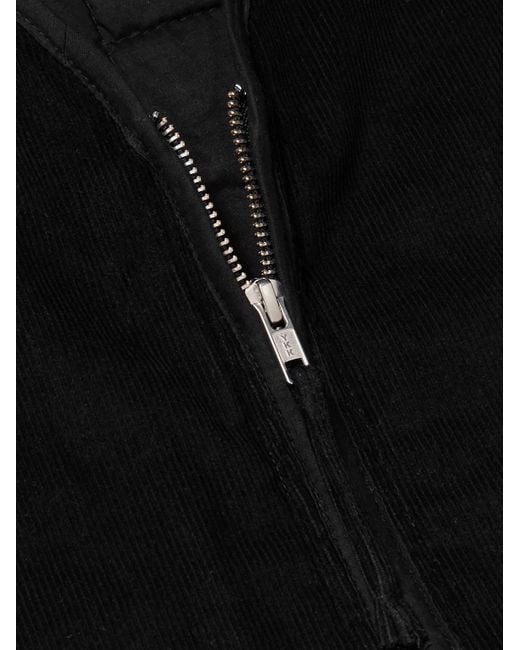 Kardo Black Chota Embroidered Cotton-Corduroy Gilet for men