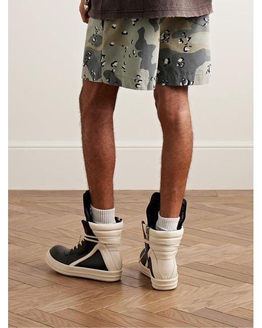 GALLERY DEPT. Green Straight-leg Printed Cotton-ripstop Shorts for men