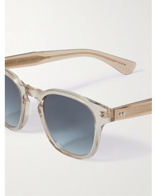 Garrett Leight Blue Ace Ii D-frame Acetate Sunglasses for men