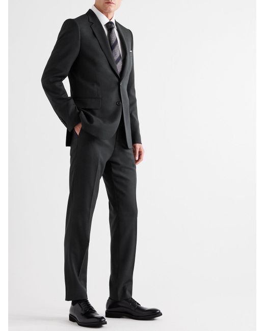Paul Smith Gray Soho Slim-Fit Wool Suit Trousers for men