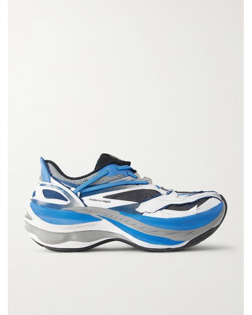 Balenciaga Blue Jet Rubber Sneakers for men