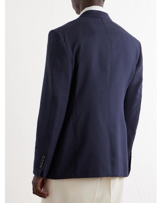Tom Ford Blue Atticus Wool-Blend Blazer for men