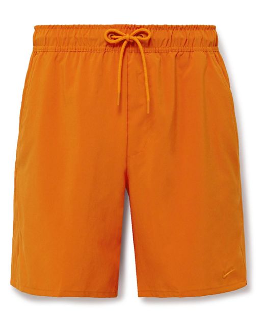 Nike Orange Unlimited Straight-leg Dri-fit Drawstring Shorts for men