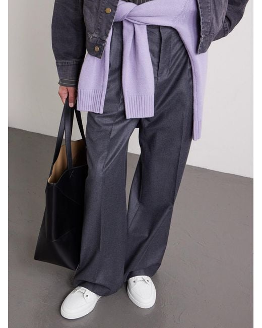 Christian Louboutin Natural Chambelisneak Embellished Perforated Leather Sneakers for men