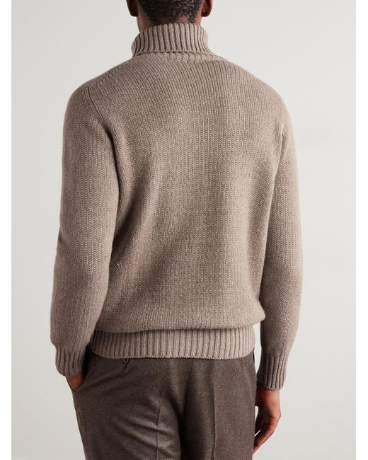 Cashmere Rollneck Sweater di STÒFFA in Gray da Uomo