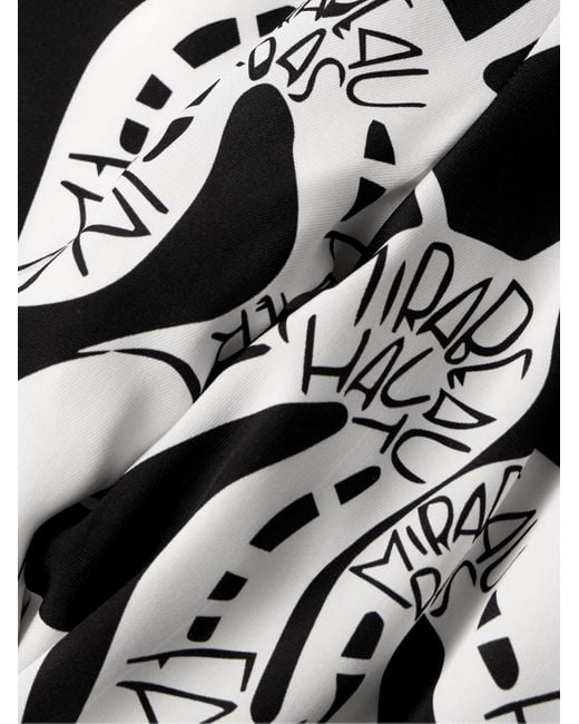 Rhude Black Strada Straight-leg Logo-print Silk-twill Drawstring Shorts for men