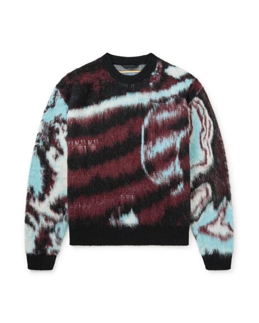 Aztech Mountain Black Brushed Knitted Sweater for men