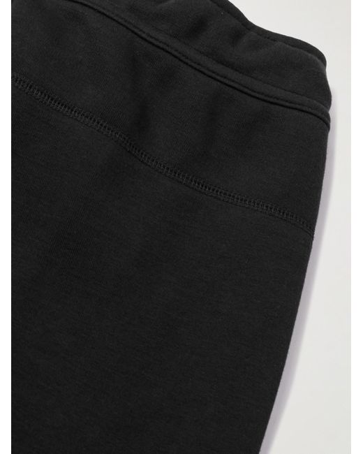 Nike Black Tapered Cotton-blend Tech Fleece Sweatpants for men