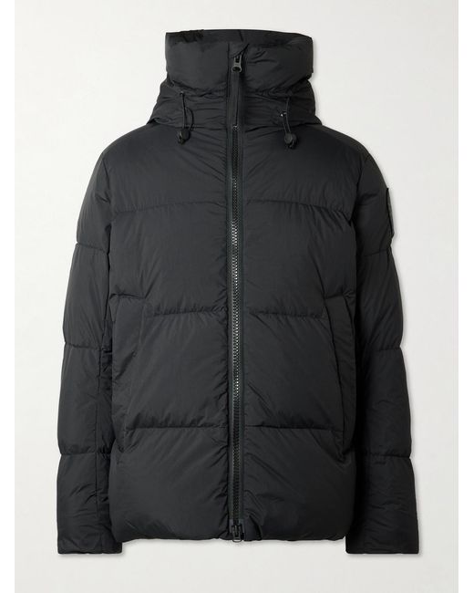 Canada Goose Black Crofton Quilted Enduraluxe® Down Jacket for men