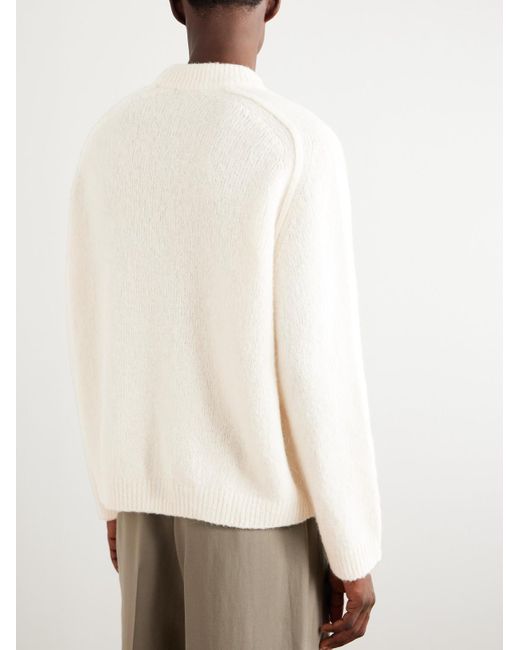 A.P.C. White Tyler -blend Sweater for men