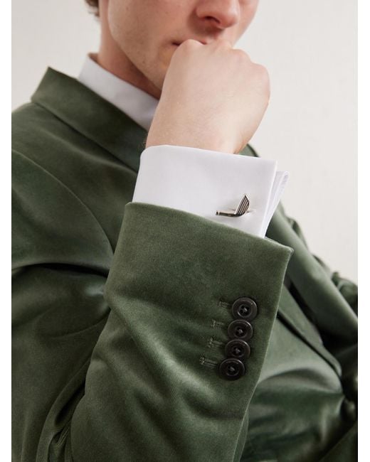 Deakin & Francis Natural Golf Club Sterling Cufflinks for men