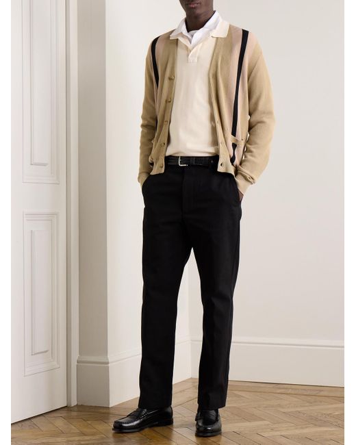 Drake's Natural Cotton-Piqué Polo Shirt for men