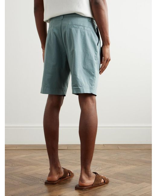 Shorts A Gamba Dritta di Canali in Blue da Uomo