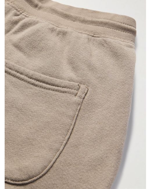 Shorts in jersey di misto cotone di John Elliott in Natural da Uomo