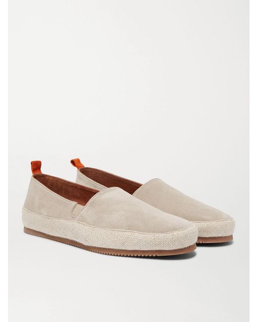 Mulo Multicolor Suede Espadrilles for men