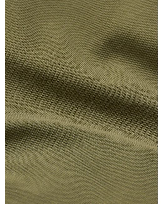 Drake's Polohemd aus Baumwoll-Piqué in Green für Herren