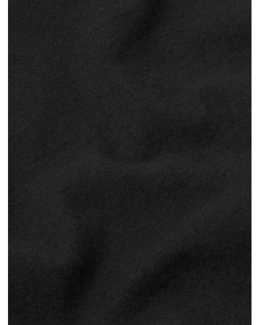 James Perse Black Cotton-Jersey T-Shirt for men