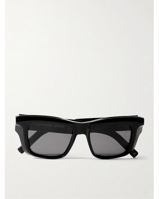 Dior Black Diorxplorer S2I Rectangle-Frame Acetate Sunglasses for men