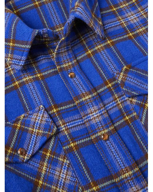 Camicia di God's True Cashmere in Blue da Uomo