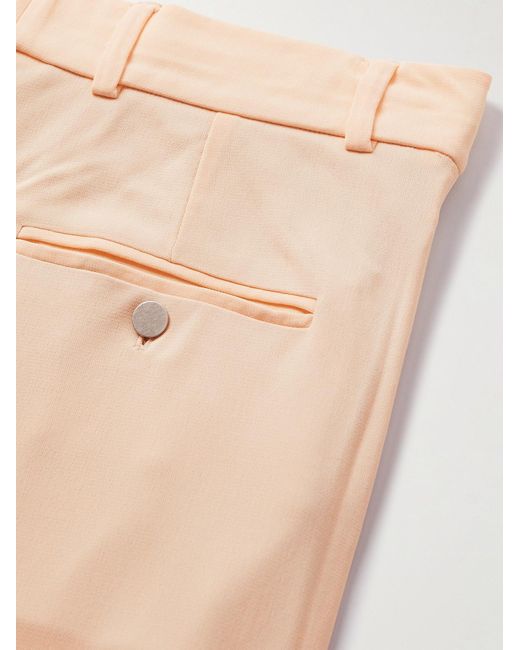Acne Natural Phillus Flared Crepe Trousers for men