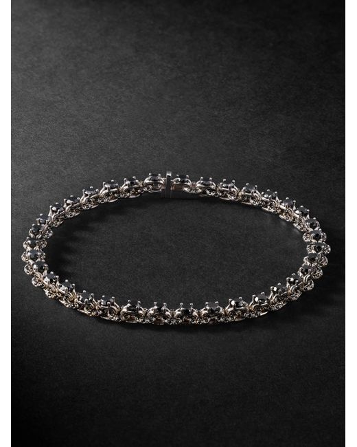 Spinelli Kilcollin Black Diamond Tennis Bracelet for men