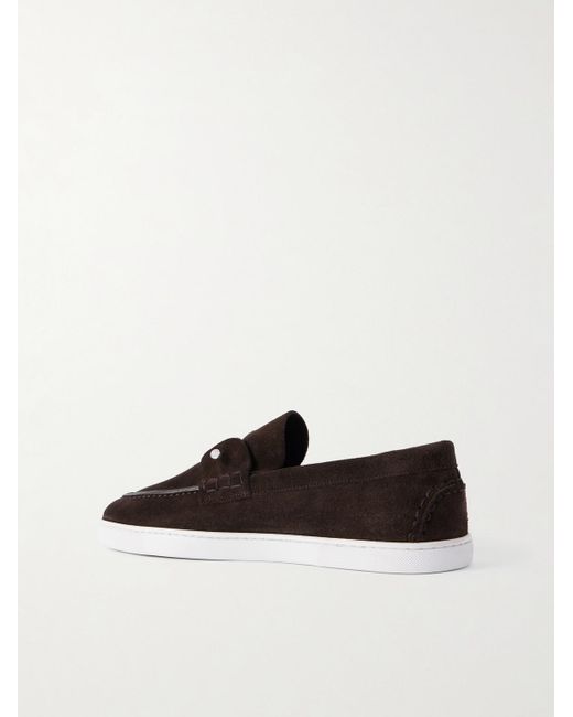 Mocassini di Christian Louboutin in Brown da Uomo