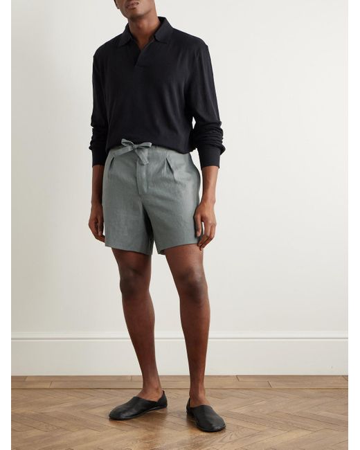 Shorts A Gamba Dritta di STÒFFA in Gray da Uomo