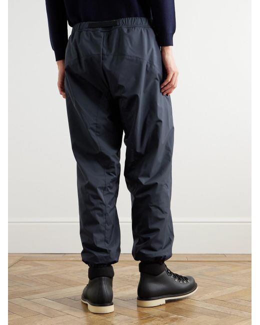 Loro Piana Blue Apo Tapered Buckled Logo-appliquéd Padded Ski Pants for men
