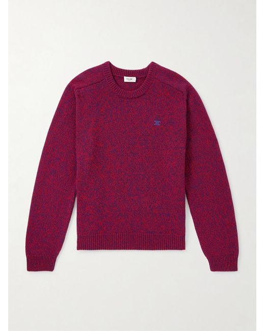 Céline Pullover aus einer Woll-Kaschmirmischung in Purple für Herren