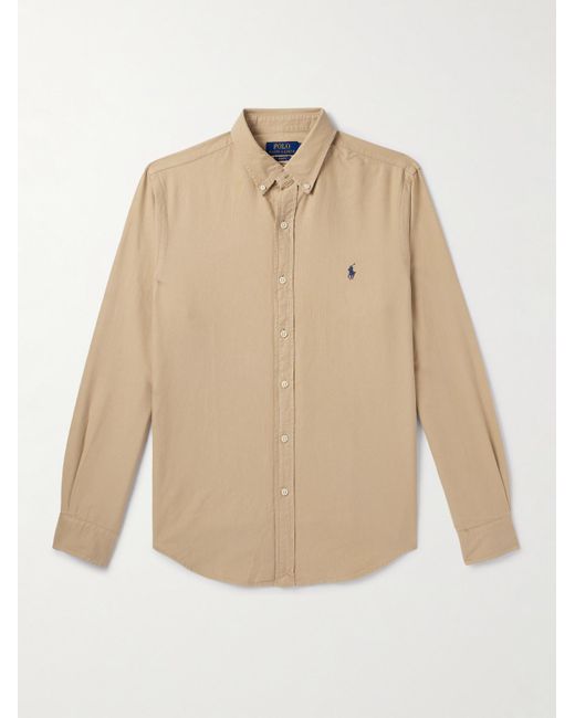 Polo Ralph Lauren Natural Button-down Collar Cotton Oxford Shirt for men