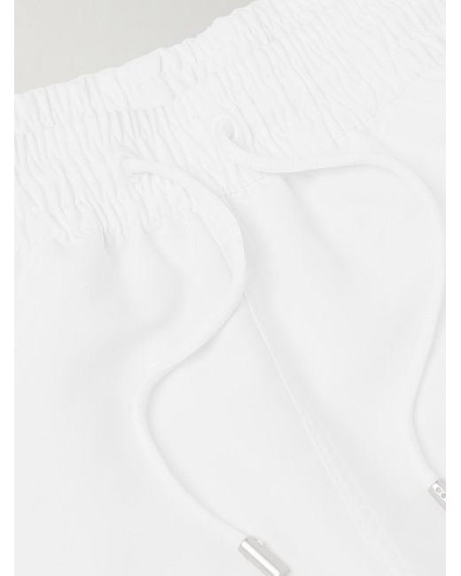Ralph Lauren Purple Label White Amalfi Straight-leg Short-length Logo-embroidered Swim Shorts for men