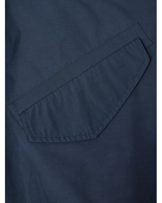 A.P.C. Blue Antonin Shell Parka for men