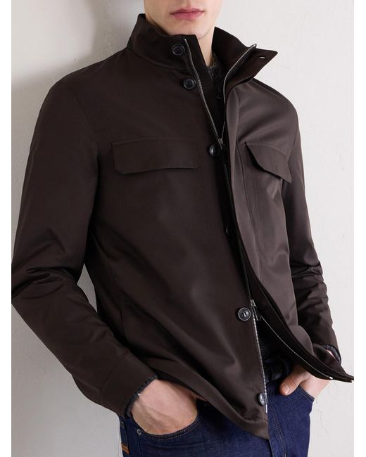 Zegna Black Shell Jacket for men