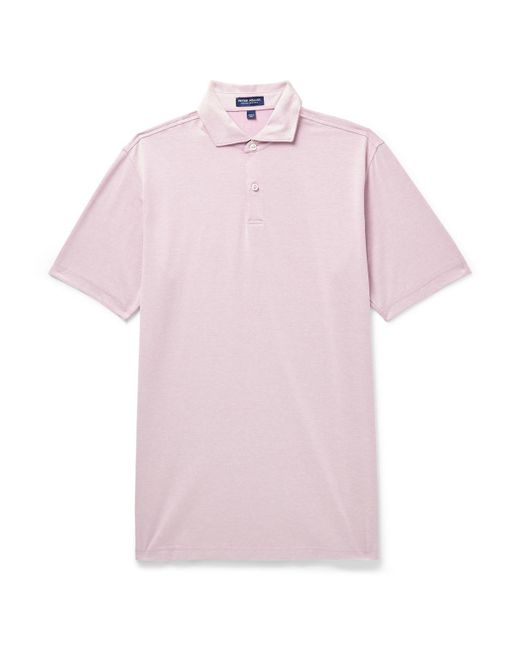 Peter Millar Pink Albatross Pima Cotton-blend Piqué Polo Shirt for men