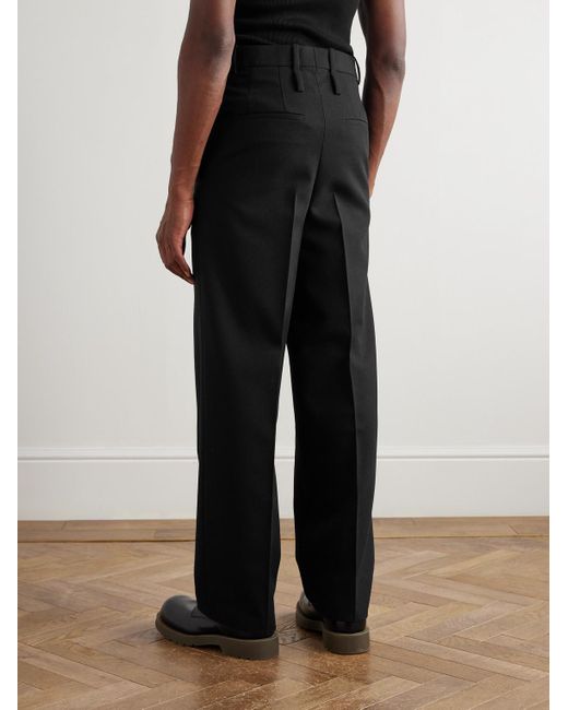 Pantaloni A Gamba Dritta di Jil Sander in Black da Uomo