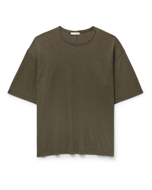 The Row Green Steven Cotton-jersey Top for men