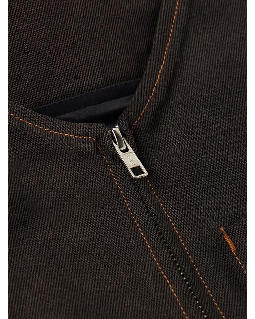 Agolde Black Ogden Denim Gilet for men