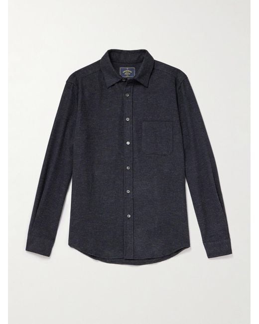 Portuguese Flannel Blue Sounds Cotton Shirt for men