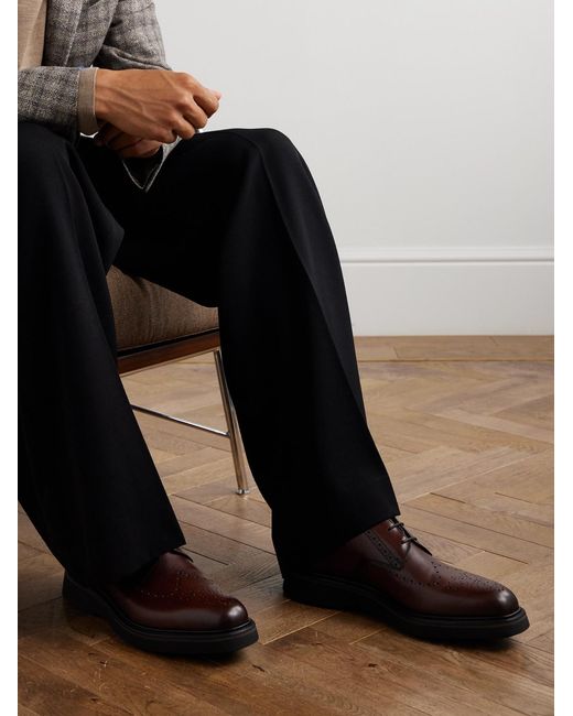 Berluti Brown Alessio Leather Brogues for men