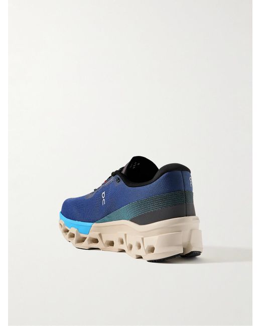 On Shoes Blue Cloudmster 2 Rubber-Trimmed Mesh Running Sneakers for men
