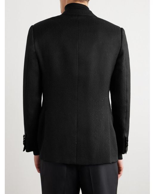 Giacca Da Smoking Doppiopetto di Brioni in Black da Uomo