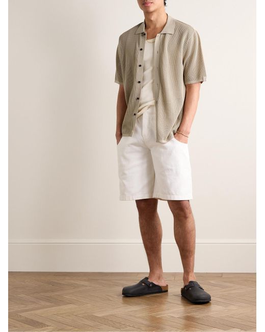 Rag & Bone Natural Payton Cotton-piqué Shirt for men